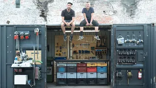 How we build a Workspace & Kitchen inside a Shipping Container #projectkamp