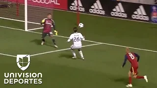Argentino Lucas Melano aprovecha 'regalo' de la defensa y marca su primer gol en MLS para Portland