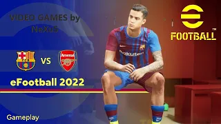 eFootball 2022 - The first impact | Barcelona vs Arsenal | PS5™ Gameplay 4K | Full Match