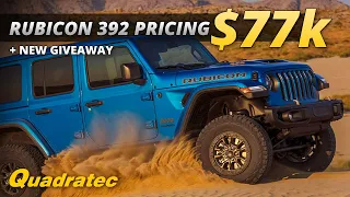 Jeep Rubicon 392 Pricing Revealed at $77,000 - Jeep News