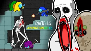 어몽어스 VS scp-096 scp-173 애니메이션 15화 AMONG US ANIMATION 15