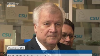 Wahlkampf: Statement von Horst Seehofer am 03.04.2017