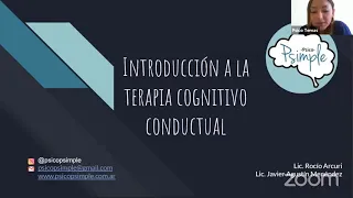 Introducción a la Terapia Cognitivo Conductual - Jornada por la Psicología Científica