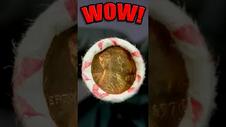 Over 40 Year Old Roll of Pennies OPENED for the First Time!