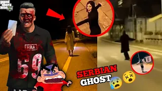 Shinchan & Franklin Found SERBIAN LADY GHOST | JSS GAMER