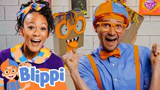 Cr8Space With Blippi and Meekah | Kids Cartoons | Party Playtime!
