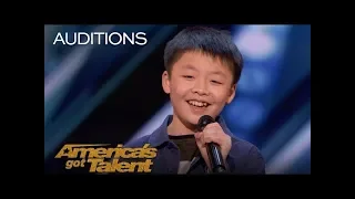 Jeffrey Li 13 Year Old Sings Incredible Rendition Of 'You Raise Me Up'   America's Got Talent 2018