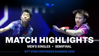 Lin Gaoyuan vs Yuan Licen | MS SF | WTT Star Contender Bangkok 2023