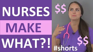 Nurse Salary & Hourly Wage Averages |  #shorts