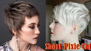 Short 💥HairCuts Ideas 💫 Pixie Cut  Papular Hair Styling Images 2024