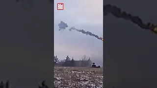Russische Rakete von deutschem Gepard Panzer vom Himmel geholt #shorts
