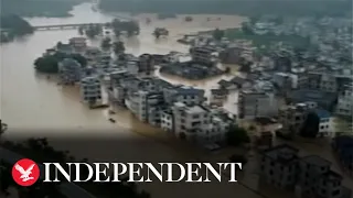 Flooding hits southern China leaving thousands without homes