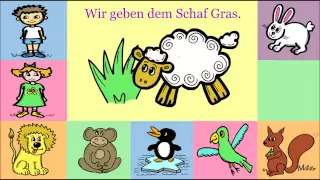 Deutsch lernen: Verb geben + Dativ im Neutrum u. Maskulinum (für Kinder und Anfänger)