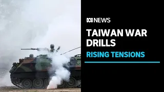 Military drills ramp up in Taiwan after election wrap | ABC News