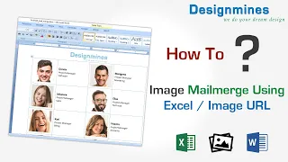 Image Mail Merge Using Excel, Picture Mail Merge, Photo Mail Merge