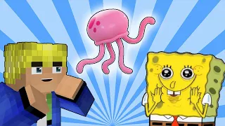 Медузы из мультфильма Губка Боб(SpongeBob) | Обзор мода Minecraft [1.16.4] Jellyfishing