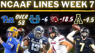 NCAAF WEEK 7 Lines & Predictions !!! Bet These 7 Games For EASY MONEY !!!