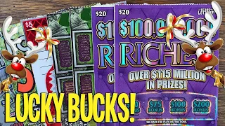 LUCKY BUCKS! **NEW** $20 $100,000,000 Riches! 🔴 Fixin To Scratch