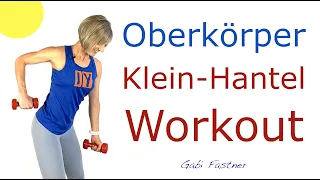 ♦️30 min. Oberkörper Hantel-Training | Bauch-Rücken-Arme-Schultern