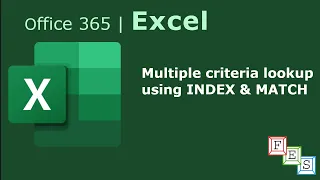 Multiple criteria lookup using INDEX and MATCH functions in Excel - Office 365