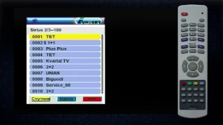 Як налаштувати телеканал 1+1 на тюнері Eurosky DVB 3023 super