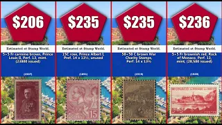 Most expensive: 53 Most expensive Monaco stamps