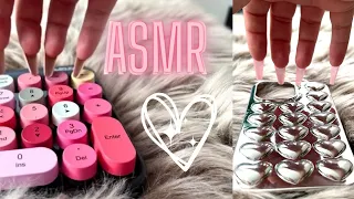 ASMR BUILD UP TAPPING AND SCRATCHING ON RANDOM ITEMS 👑 1 HOUR, NO TALKING