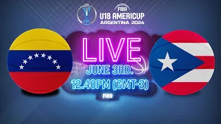 Venezuela v Puerto Rico | Full Basketball Game | FIBA U18 AmeriCup 2024