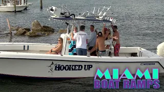 The Ladies Promised Us A Show The Boys Try To Block It | Miami Boat Ramps | Boynton Beach
