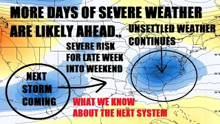 Severe & flooding risk continues today & Wednesday! Watching late week into weekend for next storm..
