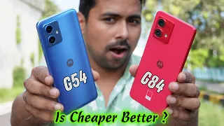 MOTO G54 5G vs MOTO G84 5G - Full Comparison : Camera Test, Speed Test, Pubg & More