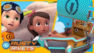 Flying Pirate Monkeys and MORE | Rusty Rivets Episodes | Cartoons for Kids
