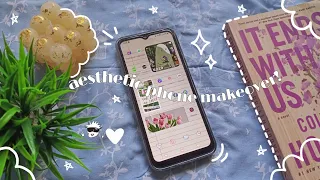 Phone makeover 2023 | Pinterest inspired 🎀