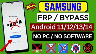 Without PC All Samsung FRP Bypass All Android 11/12/13/14 Bypass/Remove Google Account Lock 2024