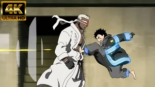 Shinra vs Charon 4K - Fire Force Season 2