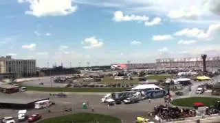 Crash on Lap 9/400 of 2012 FedEx 400 benefiting Autism Spea