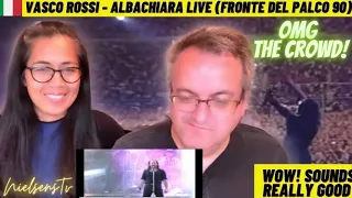 🇩🇰NielsensTv REACTS TO 🇮🇹Vasco Rossi - Albachiara live (Fronte del palco 90)😱💕👏