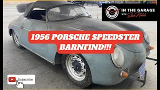 1956 Porsche BARNFIND!!!! HIDDEN for 47 YEARS!!!  In the Garage with Steve Natale