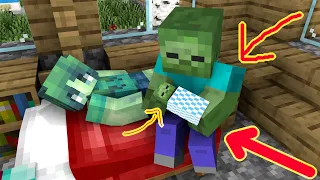 Monster School : BABY ZOMBIE LIFE (part 1) - Minecraft Animation