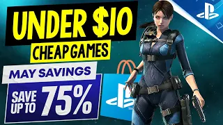 10 AMAZING PSN Game Deals UNDER $10! PSN MAY SAVINGS Sale 2024 CHEAP PS4/PS5 Games to Buy!