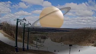 Saturn hit the Earth