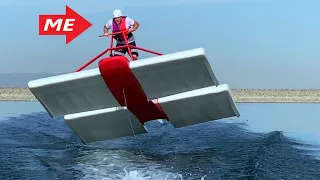 DIY Ekranoplan Takes Flight:  Coolest Water Toy Ever?
