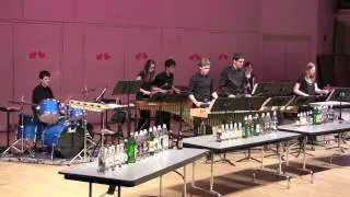 Beatles "All You Need is Love" on Glass Bottles & Love Song Medley (percussion ensemble) - THUD