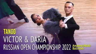 Tango = Victor Berestinsky & Daria Gracheva = Russian Open Championship 2022 Adult Ballroom