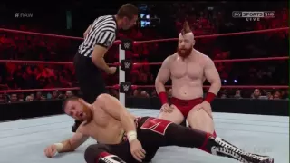 2016 08 15 WWE Raw sheamus vs sami zayn