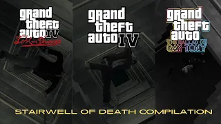 GTA IV: The Complete Edition - Stairwell of Death Compilation #1