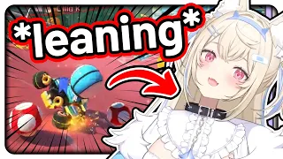 Fuwawa leans even when Mococo is the one playing Mario Kart 【Hololive EN】
