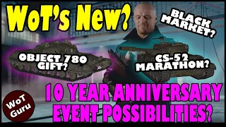 WoT's New?! 10 Year Anniversary Event Possibilities & SuperTest Update