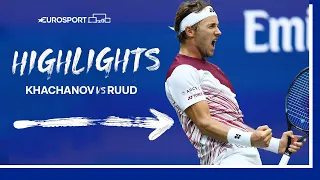 Ruthless Casper Ruud downs Karen Khachanov to reach Grand Slam Final | 2022 US Open