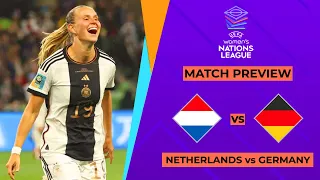 NETHERLANDS vs GERMANY UEFA Women's Nations League 2024 Head to Head Stats